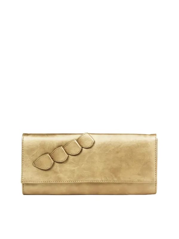 Baggit Women Gold Fingers Club Clutch