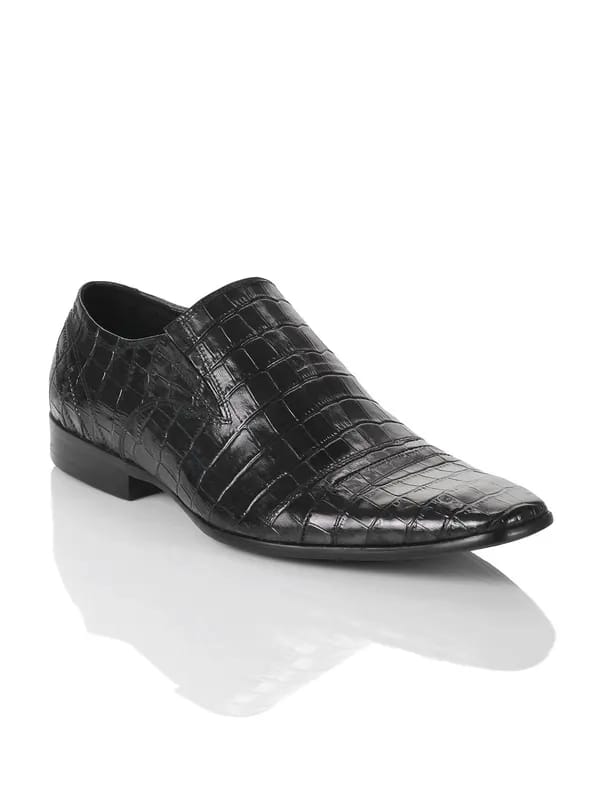Cobblerz Men Black Formal Shoes