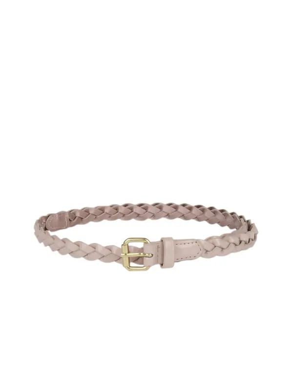 Pieces Women Mauve Braided Belt