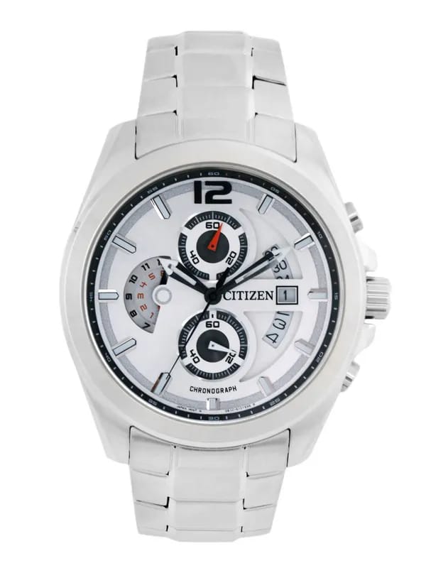 Citizen Men Sliver Dial Chronograph Watch