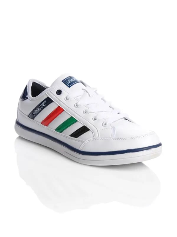 Numero Uno Men White Shoes