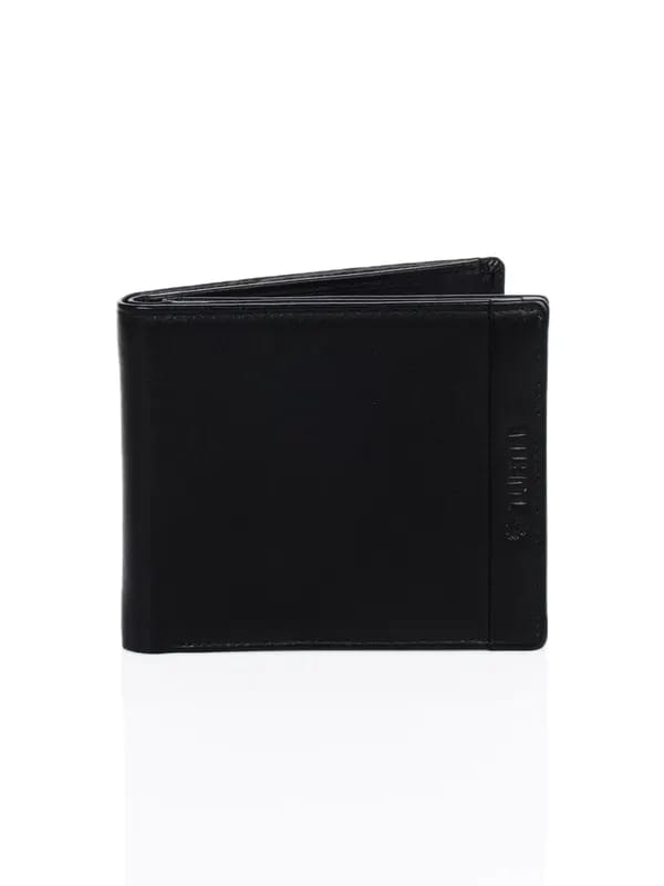 Turtle Men Leather Black Wallet