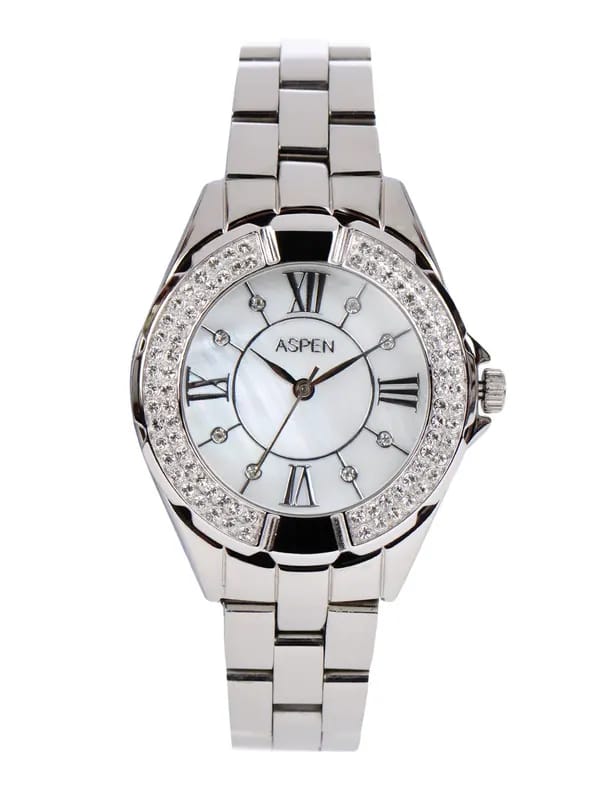 Aspen Women White Dial Watch