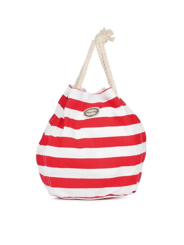 Be For Bag Women Zoli White & Red Bag