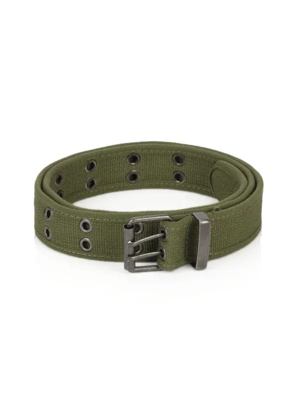 Flying Machine Men Woven Green Belt
