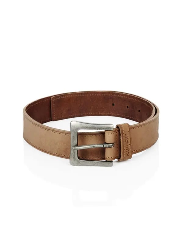 Allen Solly Men Leather Brown Belt