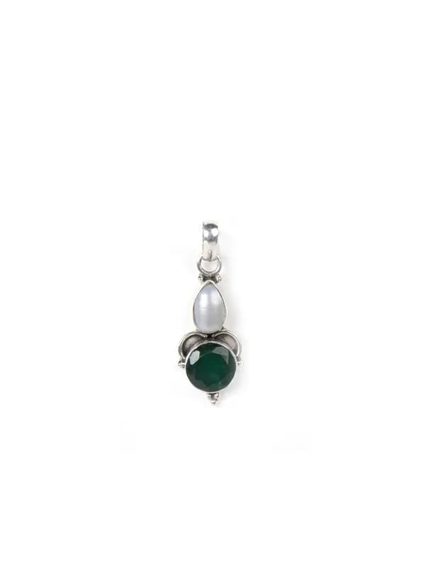 Fabindia Women Anusuya Silver Pendant