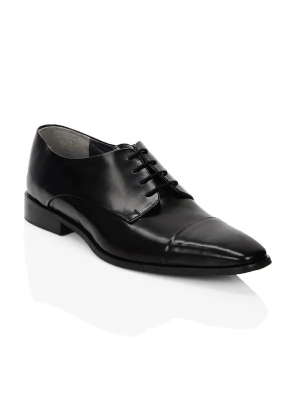 Enroute Men Black Formal Shoes