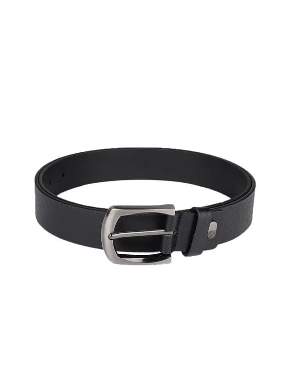 OTLS Men Black Leather Belt