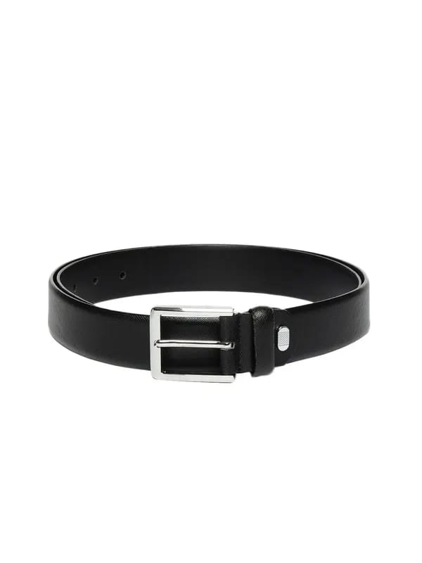 OTLS Men Black Leather Belt