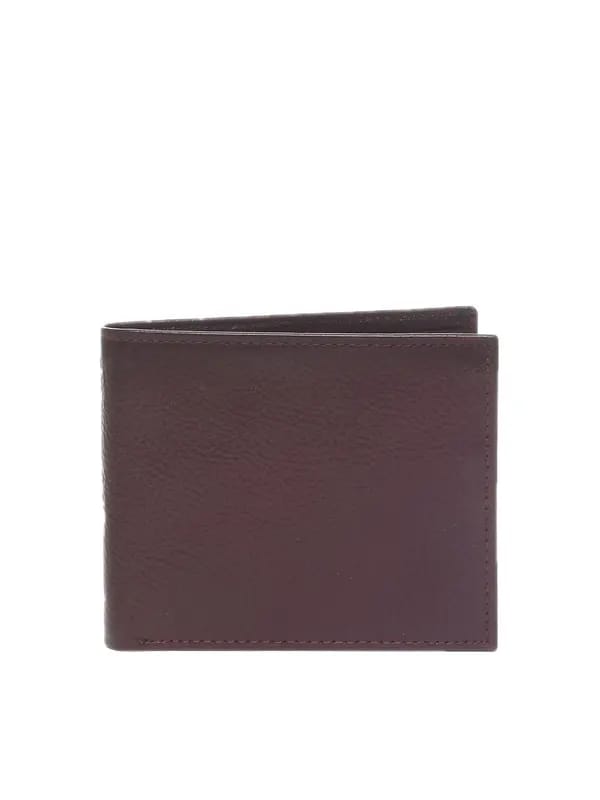OTLS Men Brown Zebra Wallet