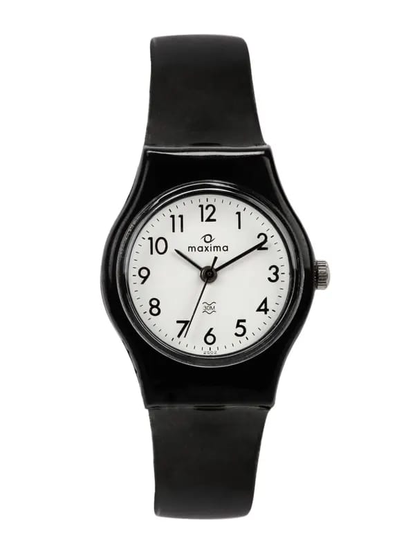 Maxima Men White Dial Watch