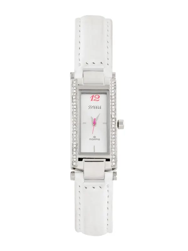 Maxima Women Silver Dial Watch
