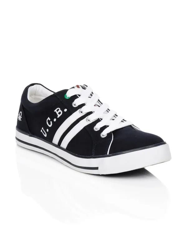 United Colors of Benetton Men Navy Blue Shoes