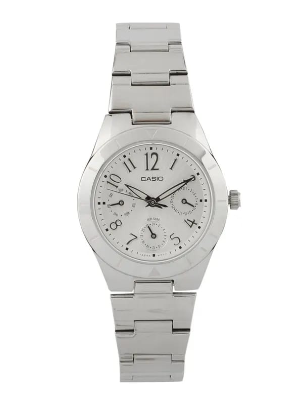Casio Enticer Women Silver Analogue Watches (A380) LTP-2069D-7A2VDF