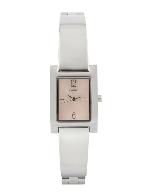 CASIO ENTICER Women Pink Dial Analogue Watch A444