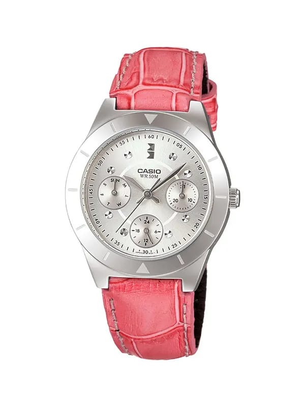 Casio Enticer Women Off-White Multi-Dial Watch LTP-2083L-4AVDF(A532)
