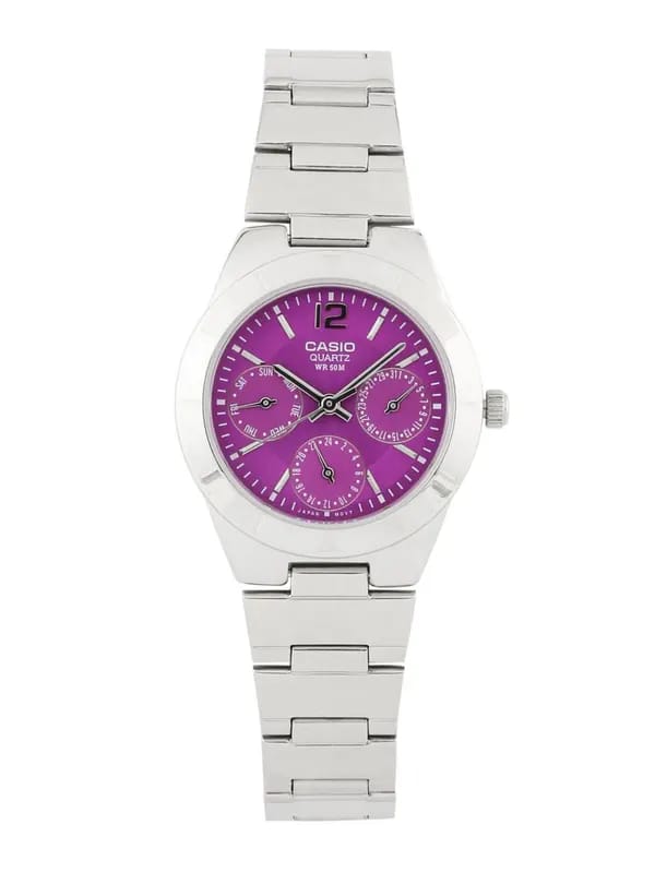 Casio Enticer Women Silver Analogue Watches (A535) LTP-2069D-6AVDF