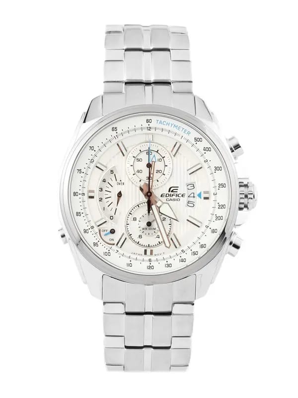 Casio Edifice Men Silver Analogue Watch EFR-501D-7AVDF