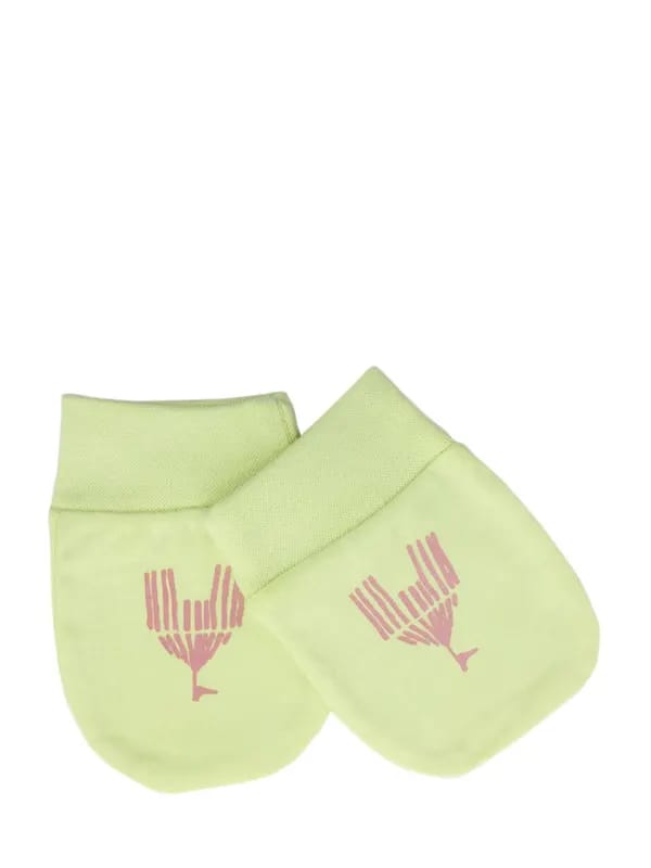 Madagascar 3 Infant Girls Light Green Mittens