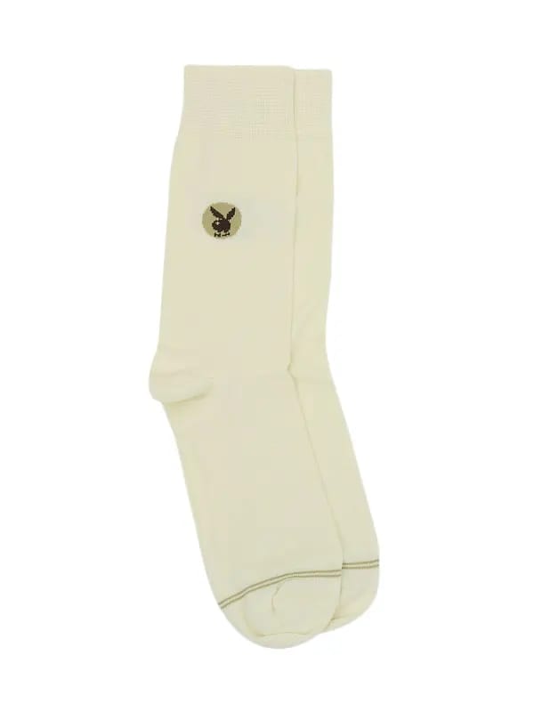 Playboy Men Cream Socks