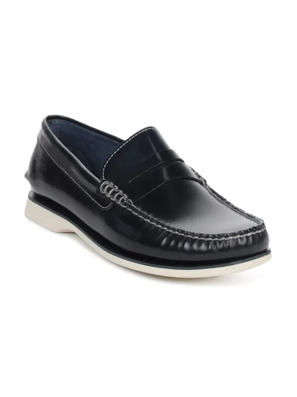 Clarks Men Black Leather Casual Shoes