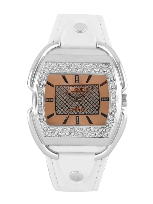 Q&Q Women Bronze Dial Watch