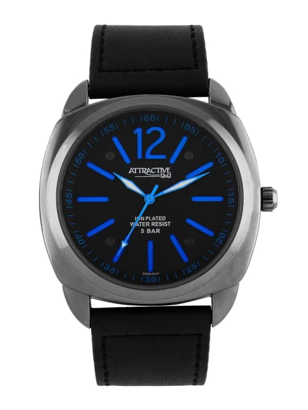 Q&Q Attractive Men Black Analog Watch
