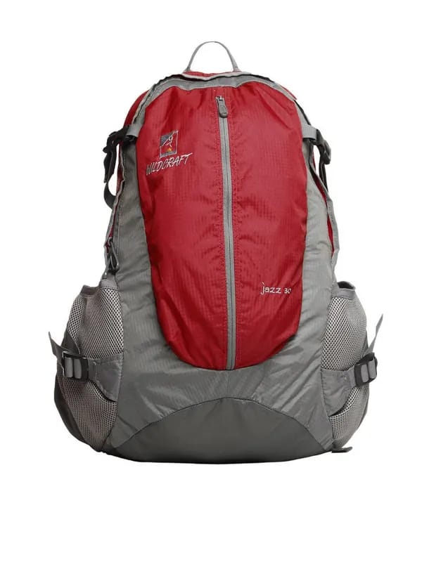Wildcraft Unisex Red & Grey Backpack