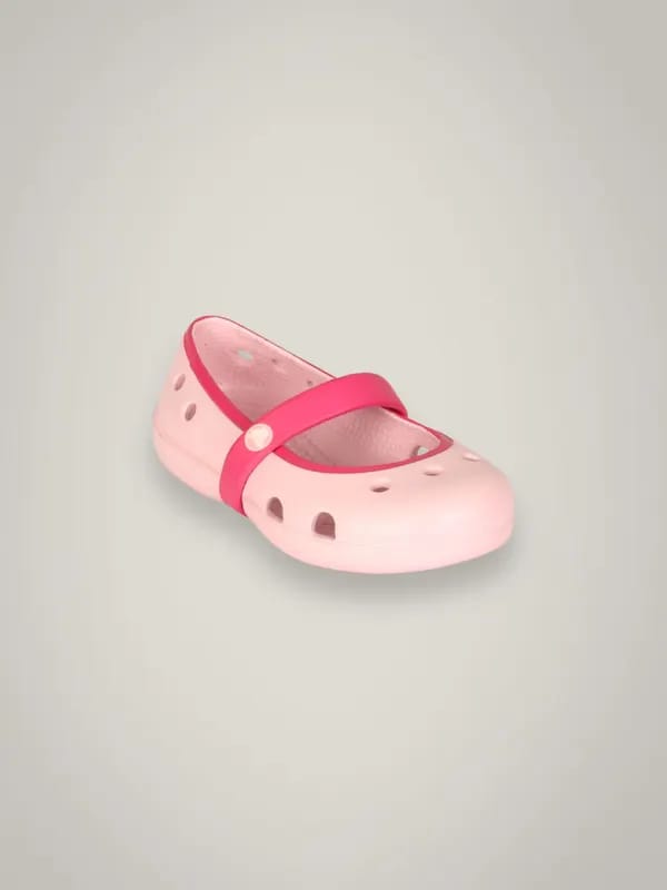 Crocs Kids Girl's Keeley Bubblegum Fuchsia Kidswear