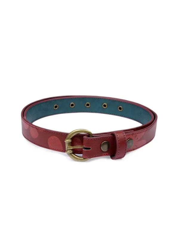 Baggit Women Flora Moly Red Belt