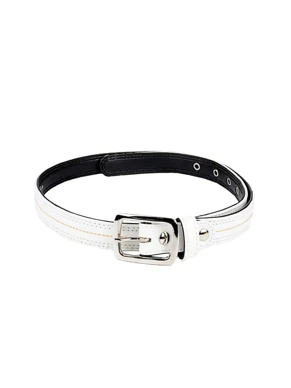 Baggit Women White Creeper Taj Belt
