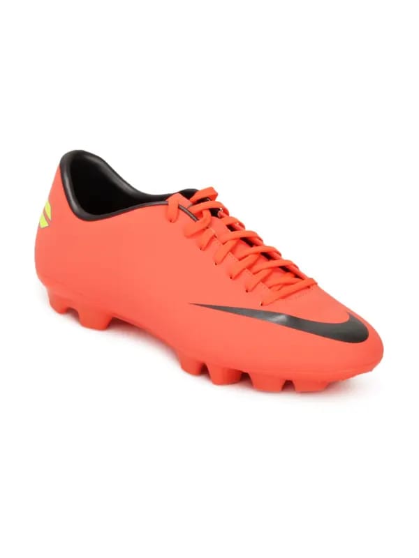 Nike Men Mercurial Victory III HG-V Orange Sports Shoes