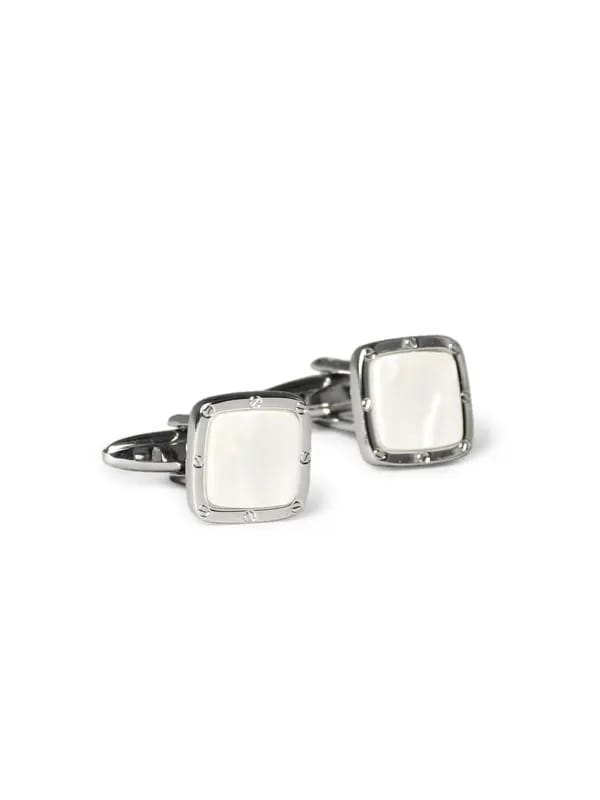Belmonte Men White Bright Assorted Cufflinks