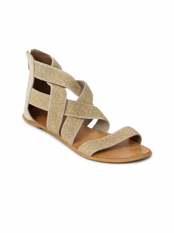 Catwalk Women Gold Flats