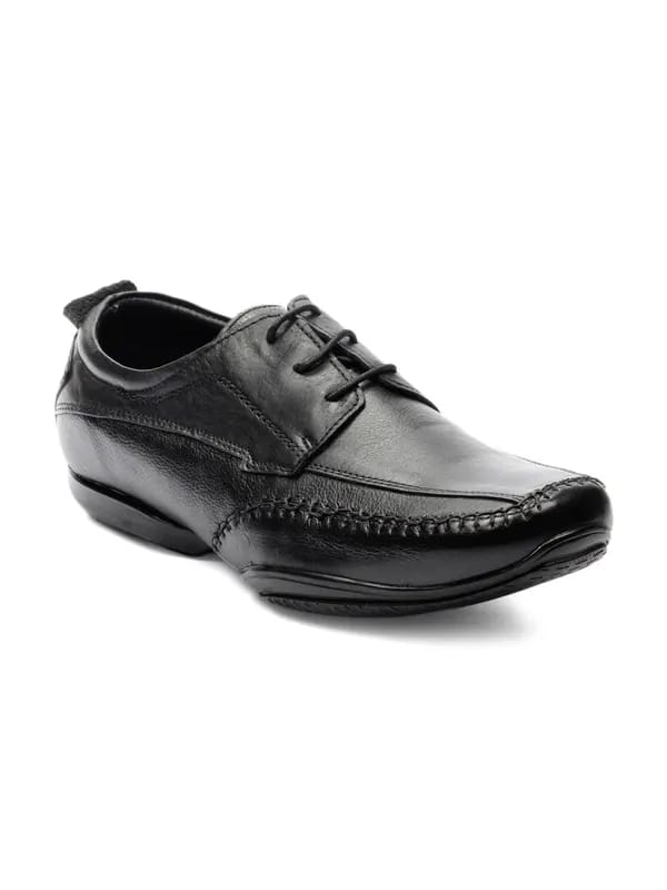 Franco Leone Men Black Formal Shoes