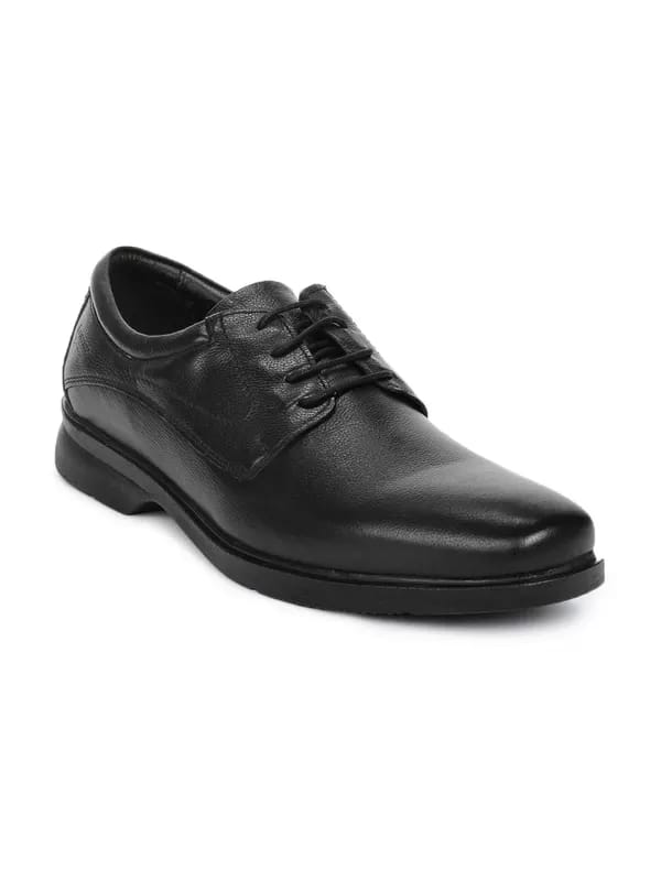 Franco Leone Men Black Formal Shoes