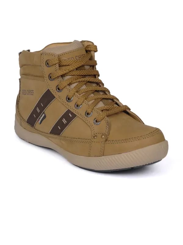 Red Chief Men Khaki Shoes