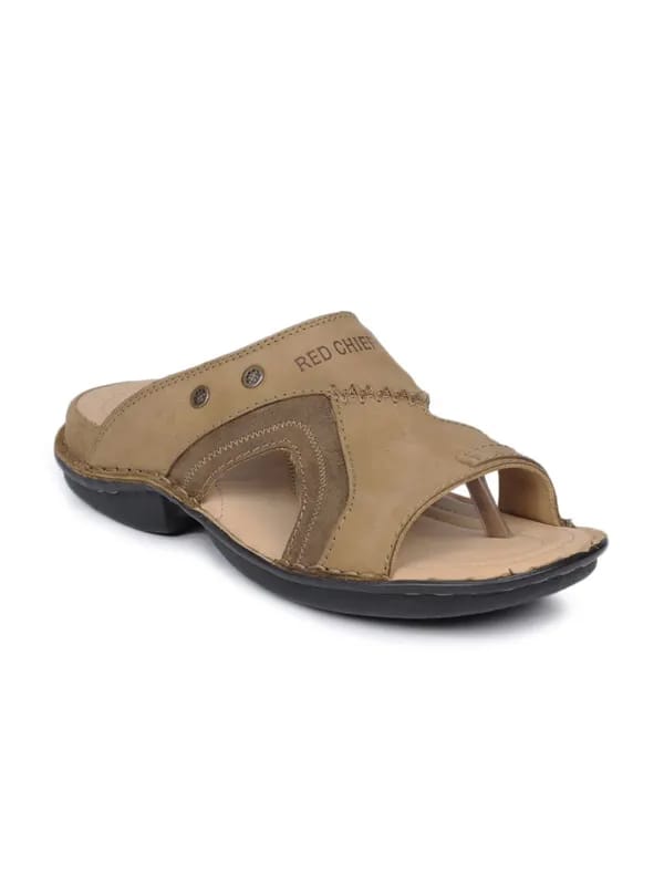Red Chief Men Tan Sandals