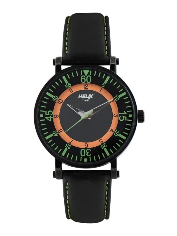 Timex Men Helix-Pop Black Dial Watch