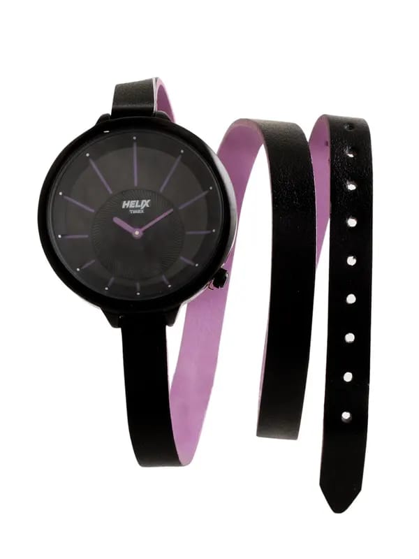 Helix Women Black Dial Watch