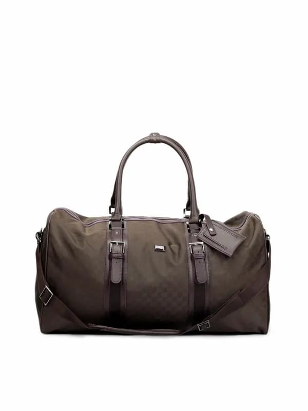 Peter England Unisex Brown Duffle Bag