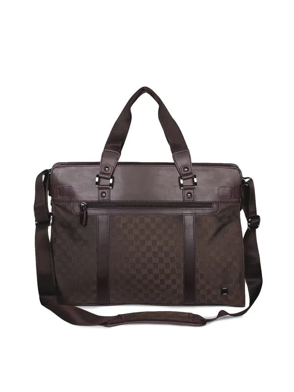 Peter England Unisex Brown Laptop Bag