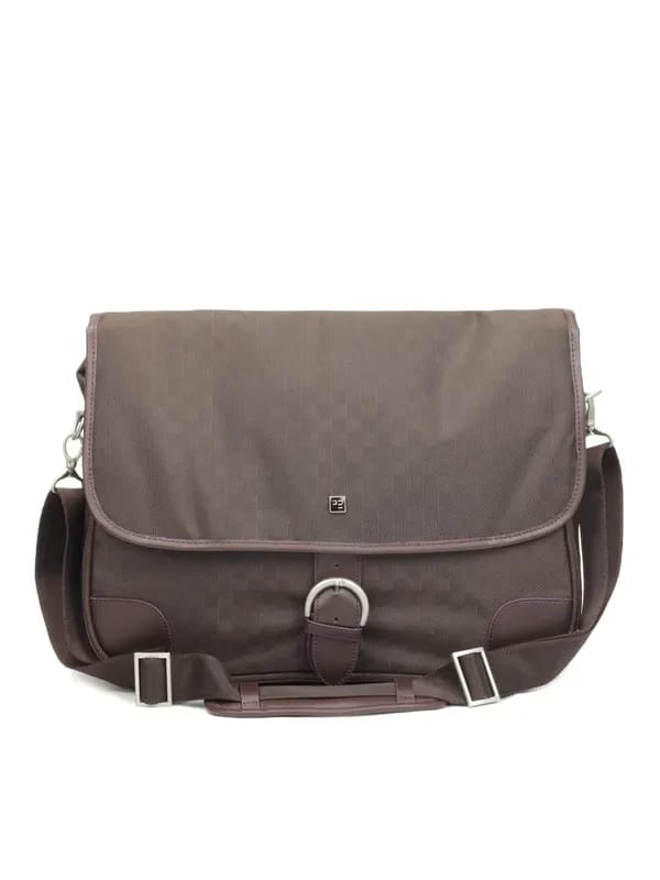Peter England Unisex Brown Laptop Bag