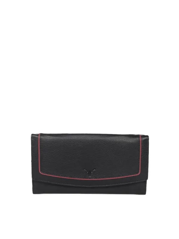 Hidekraft Women Black Wallet