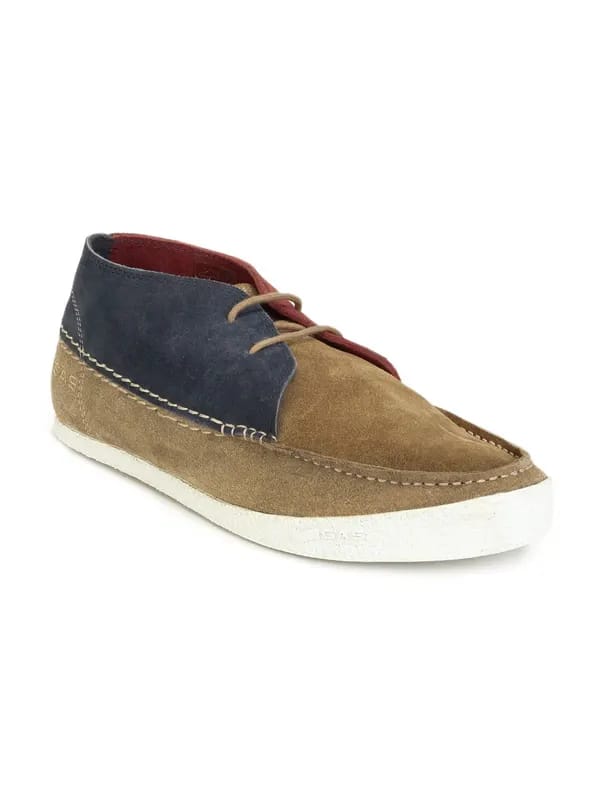 Gas Men Red & Brown Clapton Shoes
