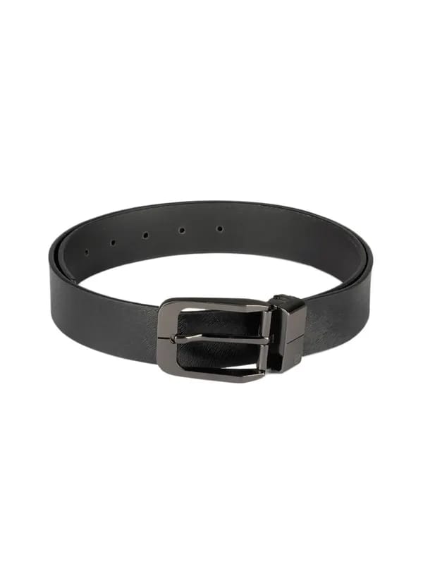 Provogue Men Black Leather Belt