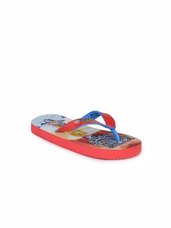 Warner Bros Kids Unisex Red Flip Flops