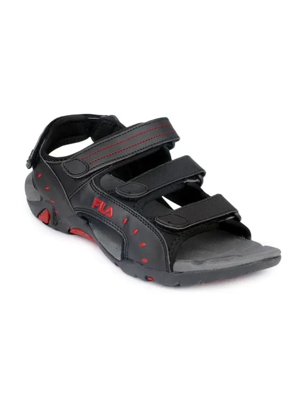 Fila Men Black & Red Picasso Sandals