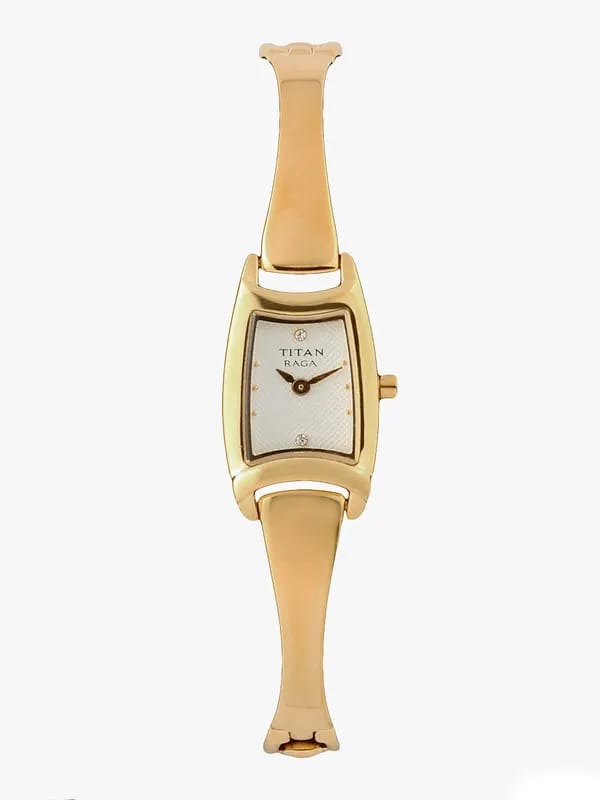 Titan Women White Dial Watch